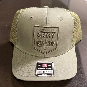 Richardson Army National Guard Olive Green Trucker Hat